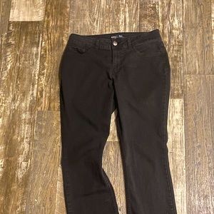 Mid rise boot cut jeans